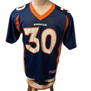 Nike Denver Broncos Davis #30 NFL  Blue Jersey Size L Hall of Fame